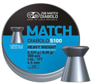 JSB MATCH DIABOLO HEAVY WEIGHT 8.26 GRAIN 4,49 MM SAÇMA / 500 ADET