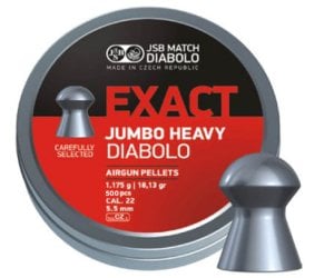 JSB EXACT JUMBO HEAVY DIABOLO 18,13 GRAIN 5,52 MM SAÇMA / 500 ADET