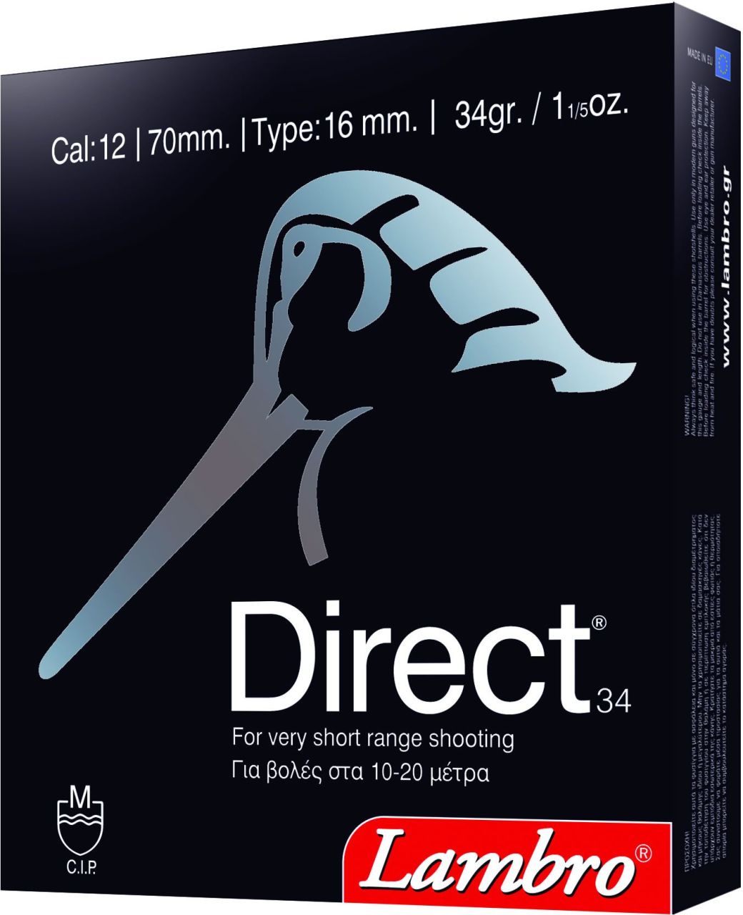 LAMBRO DIRECT 34 GR. AV FİŞEĞİ - 12 CAL.