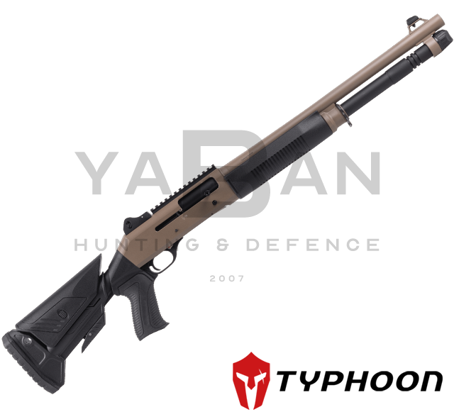 TYPHOON T4 TACTICAL FDE YARI OTOMATİK AV TÜFEĞİ