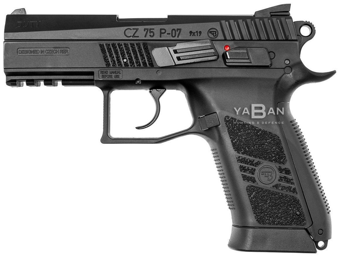 ASG CZ 75 P-07 DUTY SİYAH BLOWBACK HAVALI TABANCA