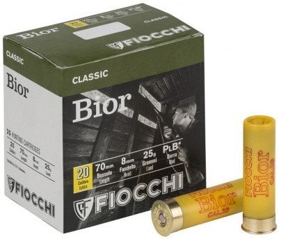 FIOCCHI 25 GR. BIOR AV FİŞEĞİ - 20 CAL.