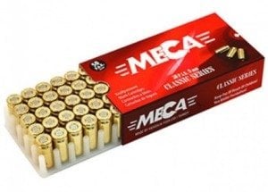 MECA CLASSIC 9 MM GOLD KURUSIKI TABANCA MERMİSİ