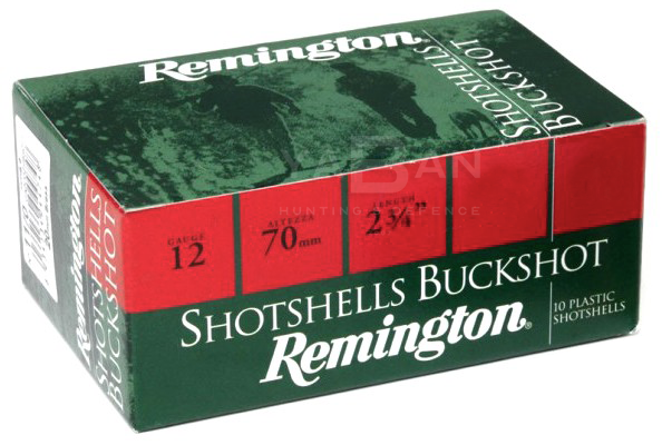 REMINGTON (ITALY) SHOTSHELLS BUCKSHOT 11/0 9 PELLETS - 12 CAL.