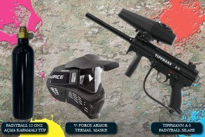 TIPPMANN A-5 PAINTBALL TÜFEK SETİ