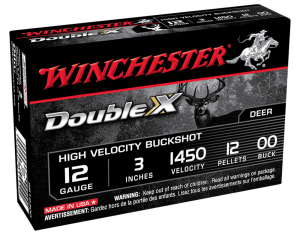 WINCHESTER (USA) DOUBLE-X MAGNUM BUCKSHOT 12 PELLETS - 12 CAL.