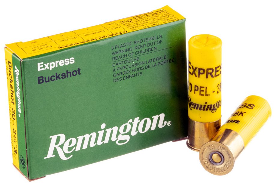 REMINGTON (USA) EXPRESS BUCKSHOT 20 PELLETS - 20 CAL.