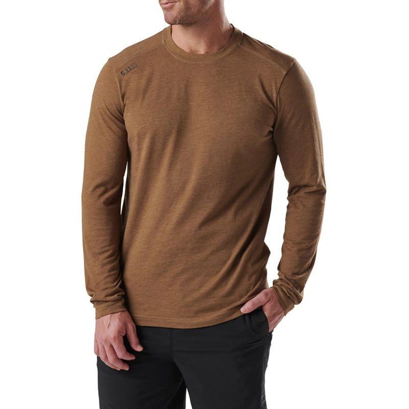 5.11 PT-R CHARGE LONG SLEEVE 2.0 BROWN SHIRT