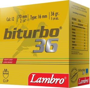 LAMBRO BITURBO 36 GR. AV FİŞEĞİ - 12 CAL.