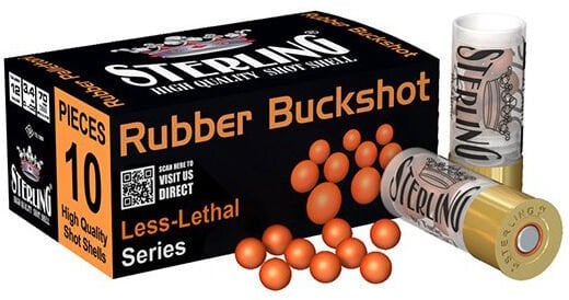 STERLING RUBBER KAUÇUK SAVUNMA 9 PELLETS BUCKSHOT - 12 CAL.