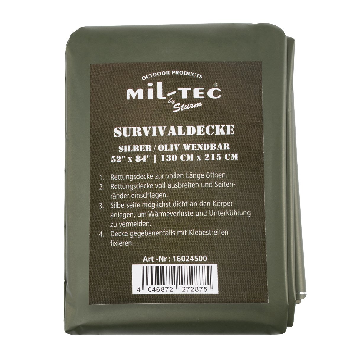 MIL-TEC STURM ACİL DURUM BATTANİYESİ