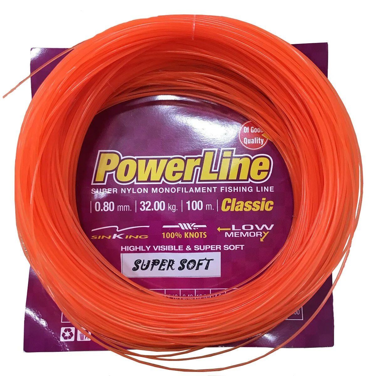 Powerline Soft Turuncu 100m Poşet Misina