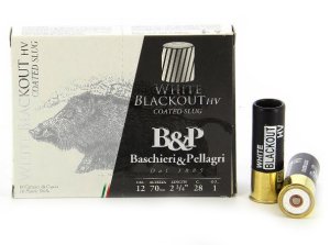 B&P BIG GAME PALLA WHITE BLACKOUT HV TEK KURŞUN - 12 CAL.