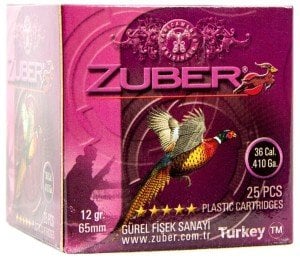 ZUBER 12 GR. AV FİŞEĞİ - 36 CAL.