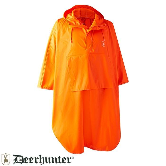 DEER HUNTER Hurricane Turuncu Su Geçirmez Yağmurluk Panço - 2XL/3XL/4X