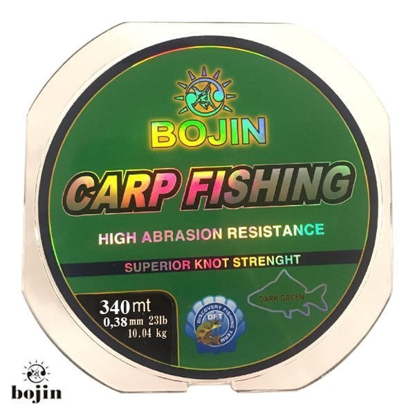 BOJIN Sazan Misinası 0.38 mm 340 m Yeşil