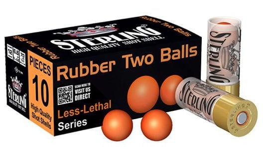 STERLING RUBBER KAUÇUK SAVUNMA 2'Lİ TWO BALLS - 12 CAL.