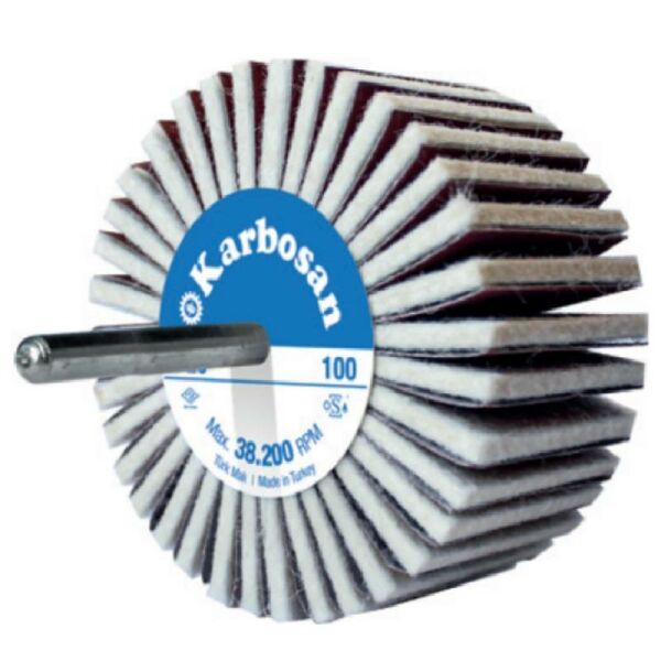 Karbosan 50x30 Saplı Mop Zımpara Keçeli Kombi 955219