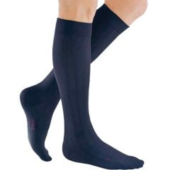 Medi Elegance Diz Altı Kapalı Burun Çorap Ten/Siyah CCL 1