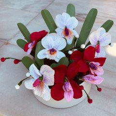 Vazoda Orkide Aranjmanı
