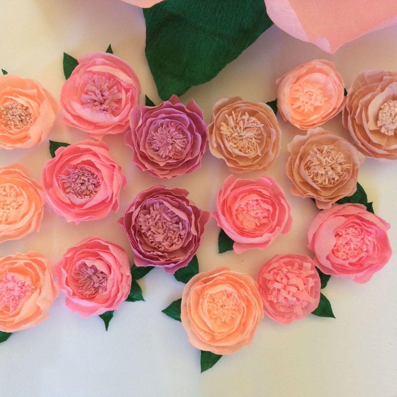 Somon Renkli Mini Çiçekler