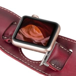 Bouletta Apple Watch Uyumlu Deri Kordon 42-44-45mm Cuff V4EF