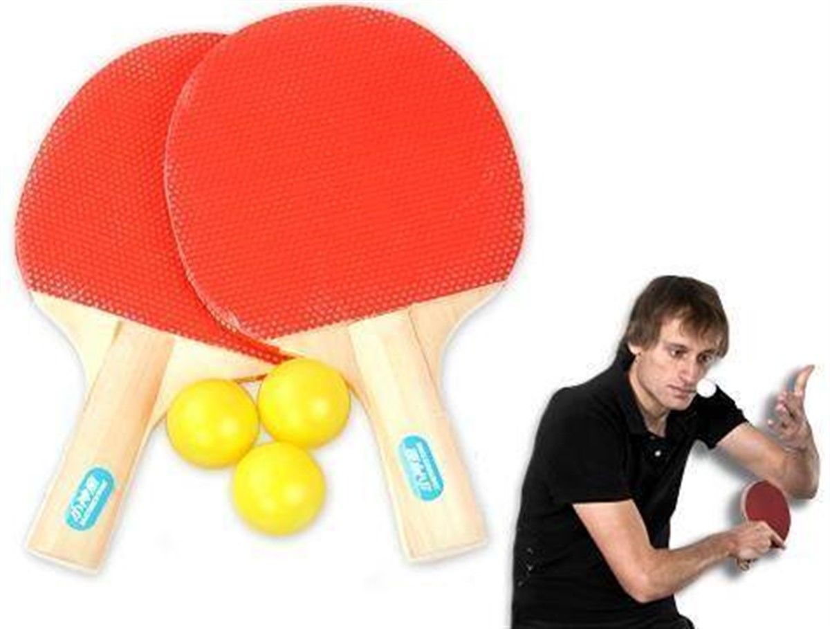 Masa Tenisi 2 Raket 3 PinPon Top Set Asorti