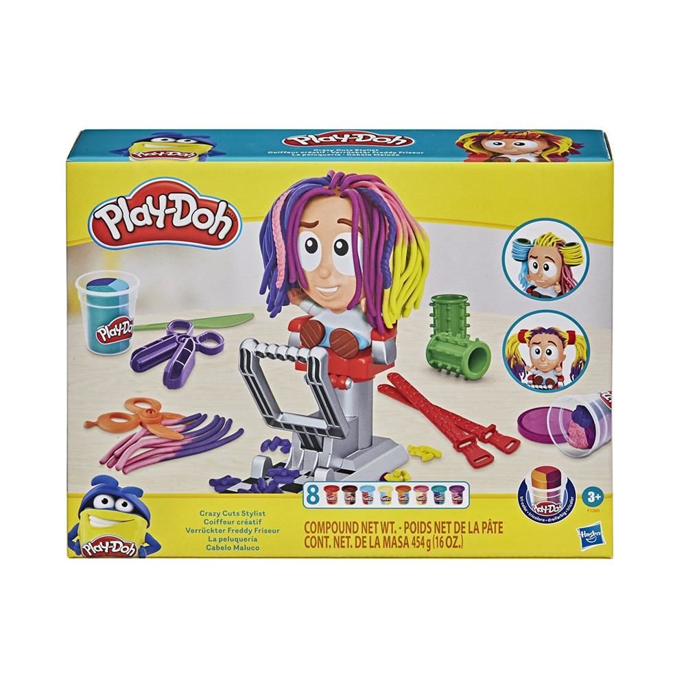 Play Doh Çılgın Kuaför Berber Hamur Oyun Seti