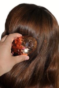 Rose Gold Saç Düzleştirici Tarak Geniş Aralıklı Her Saç Tipine Uygun Fırçalı Saç Düzleştirici -1 adet stokta olan gönderilir
