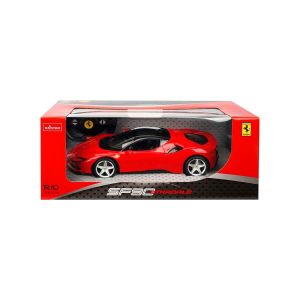 97300 1:14 Ferrari SF90 Stradale Işıklı Uzaktan Kumandalı Araba 34 cm