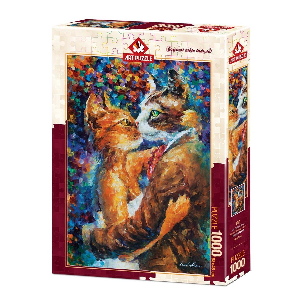 4226 AŞIK KEDİLERİN DANSI / ART puzzle 1000 parça