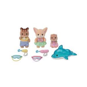 5749 Sylvanian Families Anaokulu Arkadaşları Havuz Eğlencesi Üçlüsü +4 yaş