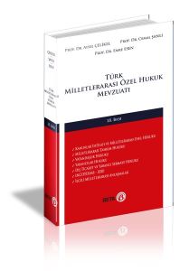 Türk Milletlerarası Özel Hukuk Mevzuatı