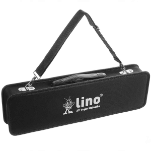 Lino 32 Tuşlu Özel Çantalı Melodika Siyah