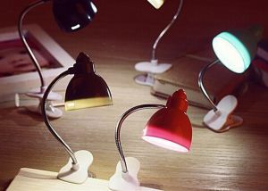Masaüstü Klipsli Akrobatik LED Aydınlatıcı Mini Lamba Asorti