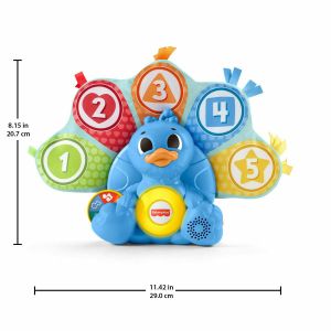 HNN82 Fisher-Price Linkimals - Rengarenk Tavus Kuşu