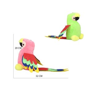 Papağan Peluş Oyuncak Vantuzlu 20 cm 1 Adet Fiyatıdır