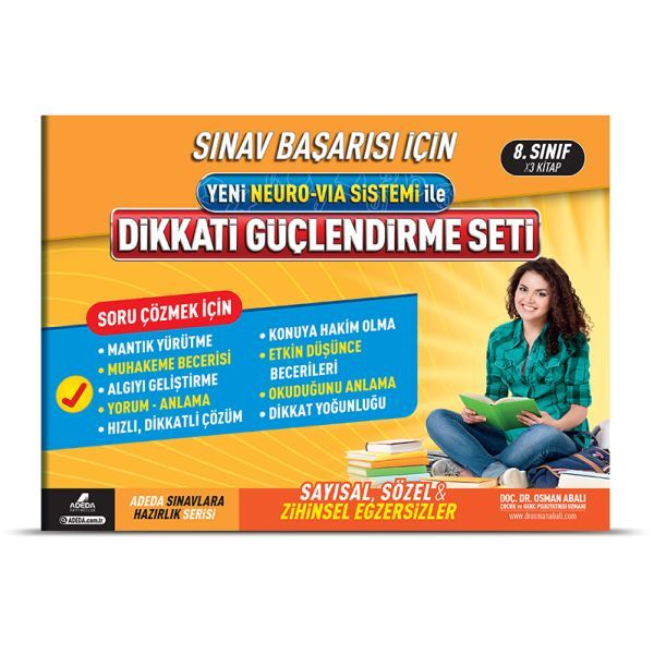 Dikkati Güçlendirme Seti 8. Sınıf 14 Yaş