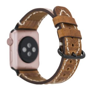 Bouletta Apple Watch Uyumlu Deri Kordon 42-44-45mm DIAN V18