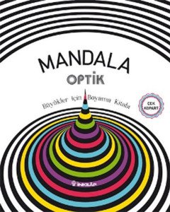 Mandala Optik - Büyükler İçin Boyama Kitabı