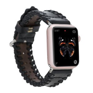 Bouletta Apple Watch Uyumlu Deri Kordon 42-44-45mm SM43 RST1