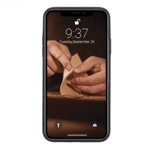 Bouletta Apple iPhone XS Max Uyumlu Deri Arka Kapak Mavi