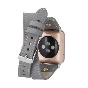 Bouletta Apple Watch Uyumlu Deri Kordon 42-44-45mm Slim DT STRST9