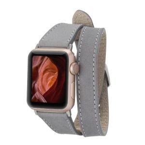 Bouletta Apple Watch Uyumlu Deri Kordon 42-44-45mm Slim DTQUARST9