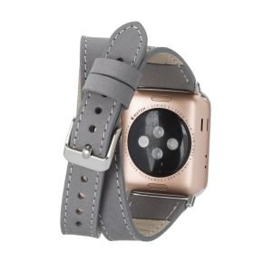 Bouletta Apple Watch Uyumlu Deri Kordon 42-44-45mm Slim DTQUARST9