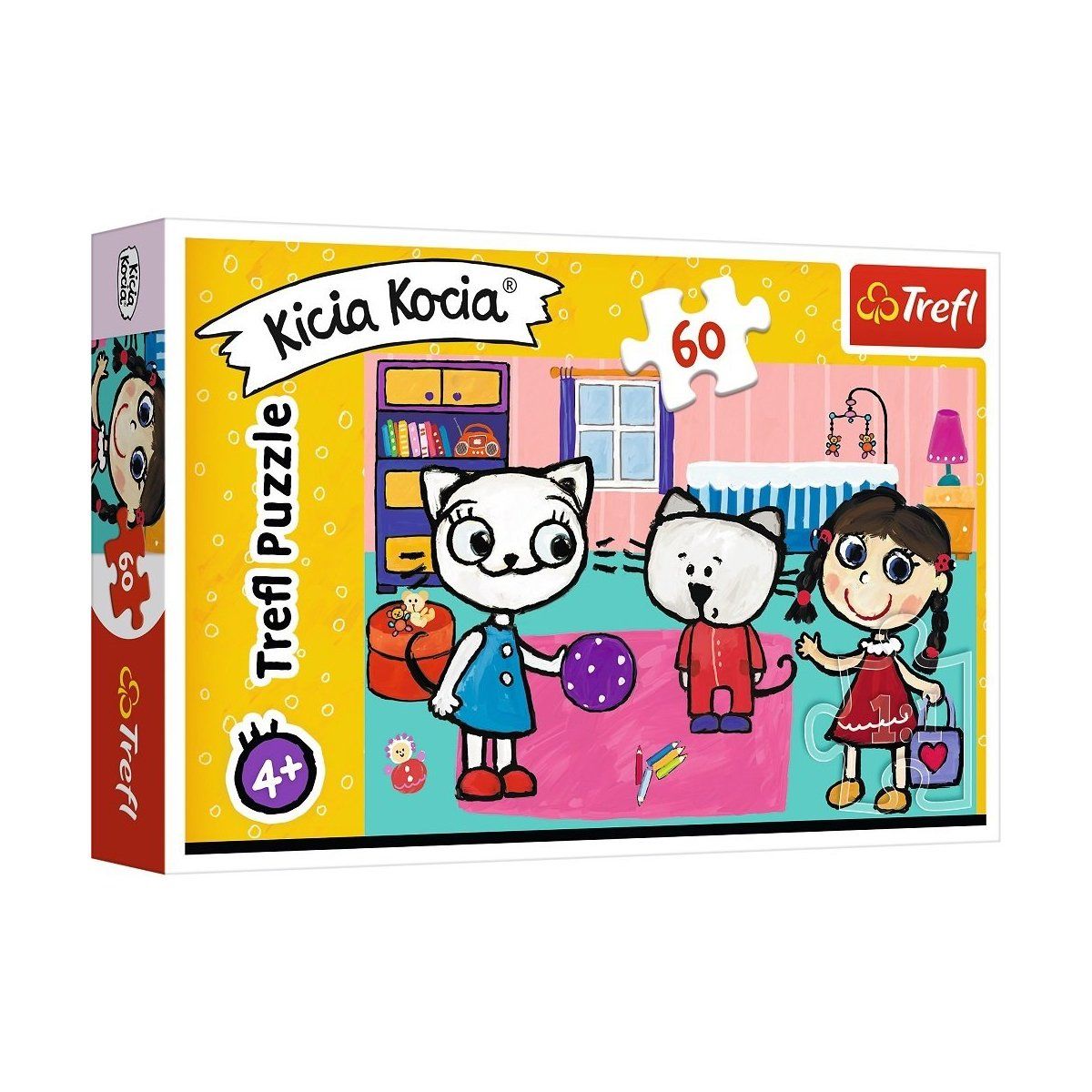 17343 Trefl/60 PUZZLE KİCİA KOCİA KİTTY CAR YAPBOZ