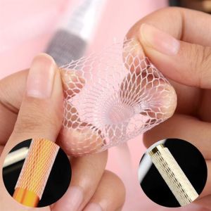 Makyaj Far Allık Kontür Eyeliner Fırça Malzemeleri Ürünleri Koruyucu File Kapak Örgü Kılıf Set 20li