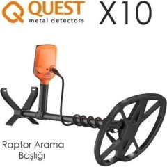Quest X10 Define Dedektörü - 33cm Başlıklı