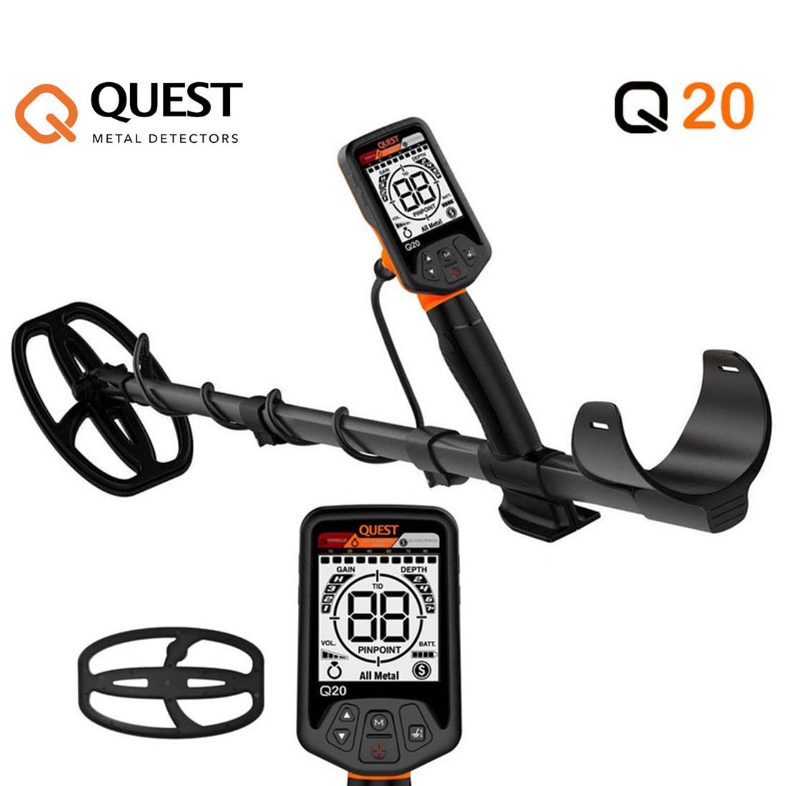 Quest Q20 Define Dedektörü - 33cm Başlıklı