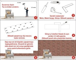 Tuğla Görünümlü Strafor Duvar Paneli 653-230